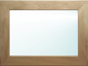 LUSTRO W PRAWDZIWEJ DĘBOWEJ RAMIE 80x100 PIĘKNY NATURALNY DĄB.