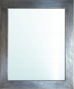 Lustro wiszące Extra rama. Aluminium. Beton. 95x110 