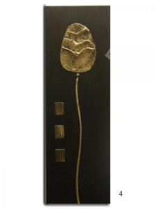 Obrazy na desce. Mak, kalia, tulipan.